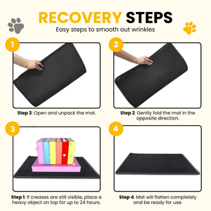 <span class=keywords><strong>Tapis</strong></span> de <span class=keywords><strong>litière</strong></span> pour <span class=keywords><strong>chat</strong></span> double couche, en nid d'abeille, imperméable, anti-urine, en EVA souple, lavable, facile à nettoyer, pour <span class=keywords><strong>litière</strong></span> pour animaux de compagnie - Product Image 5