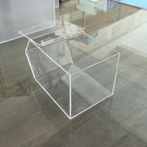 Hiện đại <span class=keywords><strong>Acrylic</strong></span> Countertop hộp hiển thị trong suốt thân thiện với môi kẹo thực phẩm và trái cây sấy khô tủ rack - Product Image 1