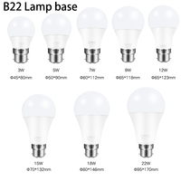 Ampoules LED E27 et B22 3W 5W 7W 9W 12W 15W 18W, Ampoule LED