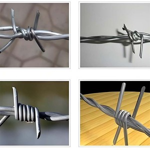 Dây thép gai mạ kẽm cường độ cao 500m hàng rào đôi sợi dây thép gai <span class=keywords><strong>PVC</strong></span> mỗi cuộn dây thép gai Bảo vệ cuộn dây - Product Image 4