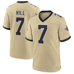 Maillot de football personnalisable pour homme de la Nouvelle-<span class=keywords><strong>Orléans</strong></span>, vente en gros, 41 Alvin Kamara, 12 Chris Olave, 32 Tyrann Mathieu, court, édition limitée, cousu - Product Image 4