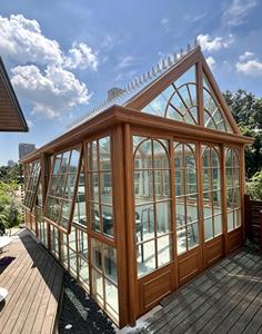<span class=keywords><strong>Solarium</strong></span> de style américain, véranda moderne de luxe en aluminium et serres en verre, jardin d'hiver, véranda autoportante, kits de véranda en bois - Product Image 3