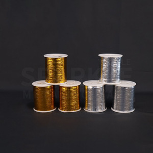 Nhà Máy cung cấp M Loại kim loại sợi cho đan dệt chất lượng tốt vàng sáng bóng <span class=keywords><strong>lurex</strong></span> phim <span class=keywords><strong>lurex</strong></span> sợi - Product Image 3