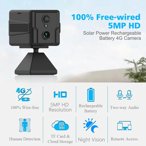 กล้องรักษาความปลอดภัย OiKay 4G ไม่มี WiFi แบตเตอรี่ 3400mAh ใช้งานได้นาน 37 วัน กล้อง IP ภายในอาคาร ความละเอียด 2K <span class=keywords><strong>HD</strong></span> พร้อมระบบตรวจจับความเคลื่อนไหว PIR แจ้งเตือนผ่านระบบไร้สาย สำหรับใช้ในบ้าน - Product Image 1