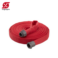 Tuyau d'incendie flexible et durable en TPU/PVC/caoutchouc de haute qualité (1, 2, 3, 4, 5 pouces) avec raccord d'incendie, livraison rapide
