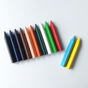 Set di Pastelli a Cera Non Tossici con Logo Personalizzato, 12 Colori con Scatola Stampata su Misura per Bambini - Product Image 2