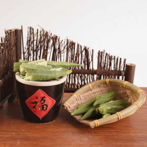 सूखे पूरे ओकरा (एफडी ओकरा)-फाइबर में सभी प्राकृतिक उच्च-स्नैक और खाना पकाने के अवयवों के लिए - Product Image 6