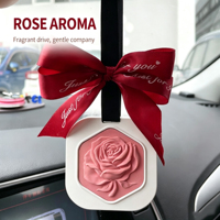 Pendentif en gypse personnalisable pour aromathérapie automobile, pierre d'aromathérapie pour chambre à coucher, désodorisant et parfum longue durée
