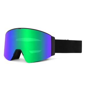 Masque de ski PRO avec cadre en TPU, revêtement anti-buée, sangle réglable, lentilles interchangeables, protection UV400 pour hommes et femmes - Product Image 1