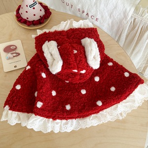 Girls Fleece Cape Winter Princess Shawl <b>Coat</b> Thickening Sleeveless Soft With Label <b>Toddler</b> Clothing - Product Image 2