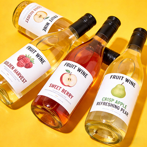 Botella de Vidrio Transparente Redonda de 250 ml con Tapa de Rosca Segura para Jugos de Frutas, Vino Casero, Bebidas de Sandía y Cereza - Product Image 2