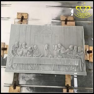 Escultura de arte en relieve de mármol de catedral cristiana, diseño de piedra para decoración de Estatua de la Última Cena - Product Image 5