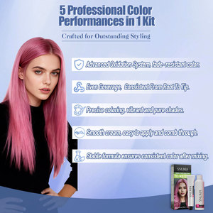 Juego de Tinte para el Cabello de Salón SNUKIA a Precio de Fábrica, Crema de Coloración Permanente para el Cabello y Crema Oxidante, Color Vibrante Profesional de Larga Duración - Product Image 3