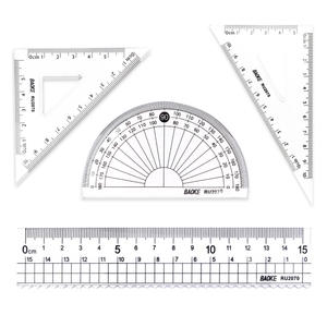Règle droite en plastique transparente Bonvada de 30 cm avec logo personnalisé, prix usine, pour la géométrie et les mesures mathématiques - Product Image 3