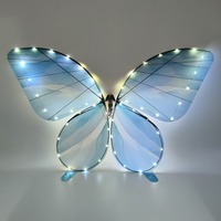 Drone papillon bionique télécommandé avec lumières LED et télécommande pour mariages, banquets et événements