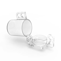 2026 Elecpopular Cache de protection transparent en plastique pour bouton d'arrêt d'urgence, protection permanente pour la prévention des accidents