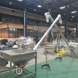 Sistema di trasporto di polvere verticale facile da pulire macchina di alimentazione a coclea sollevatore a spirale per la produzione alimentare - Product Image 3