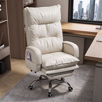 Chaise de bureau ergonomique moderne, dossier inclinable, pivotante, hauteur réglable, confortable pour les longues sessions assises, idéale pour la maison et le bureau