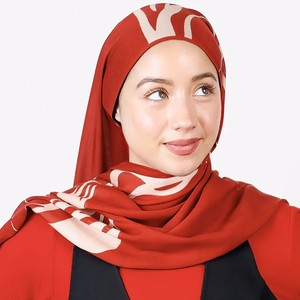 卸売2024新しいデザインホットセールスカーフアラビア語ソフトモーダルビスコースイスラム教徒印刷モーダルヒジャブ - Product Image 5
