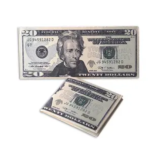 工場直販米国ドルキャンバス短財布ギフト旅行財布女性と男性のための卸売ブランドカードウォレット