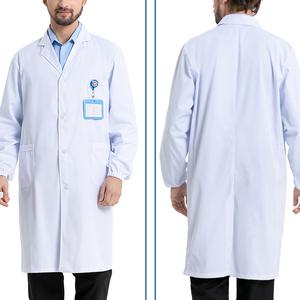 Bệnh Viện Tùy Chỉnh Trắng Áo Dài Tay Áo Của Bác Sĩ Đồng Phục Phòng Thí Nghiệm Bệnh Viện Dược Y Tế Đồng Phục Tùy Biến Phòng Thí Nghiệm Áo Khoác - Product Image 3