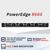 Serveurs professionnels PowerEdge R660 R760 1U 2U AI, ordinateur serveur GPU, apprentissage profond, stockage NAS, base de données, montage en rack, serveurs remis à neuf