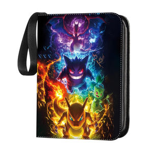 Offre Spéciale : Porte-cartes <span class=keywords><strong>Pokémon</strong></span>, Classeur de cartes à collectionner, <span class=keywords><strong>Album</strong></span> <span class=keywords><strong>Pokémon</strong></span> avec 50 feuilles premium à 4 pochettes, Contient 400 cartes - Product Image 2