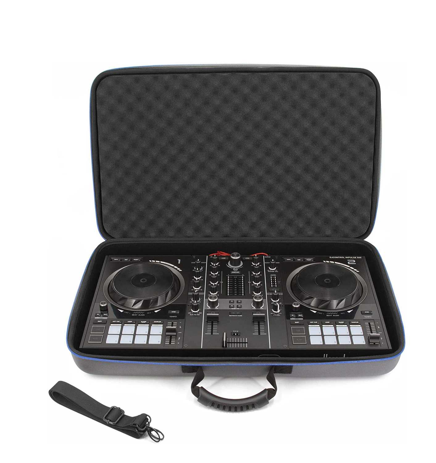 Высококачественный футляр для Dj-контроллера Eva, профессиональный жесткий футляр для инструментов, электронный футляр для переноски