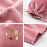Pochettes à Bijoux Personnalisées avec Logo, Sacs en Velours et Daim à Cordon Coulissant, Emballage Cadeau Professionnel pour YJX