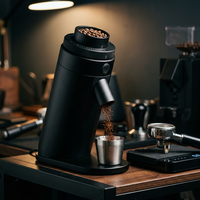 Moulin à café Starseeker Edgeplus10 à meules coniques réglables en acier inoxydable de 63 mm pour le bureau et la maison