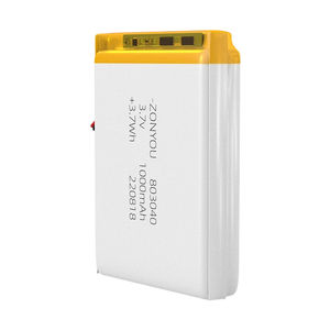 Перезаряжаемый литий-полимерный аккумулятор 803040, 1000 мАч - Product Image 2