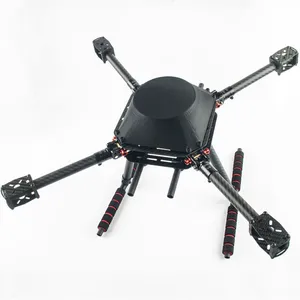 Flyroun Drone LX450 Gea dengan Rangka F450 450 untuk RC MK MWC 4 Poros RC Multicopter Quadcopter 3Mm, Alat Bantu Multi-Rotor dengan Pendaratan