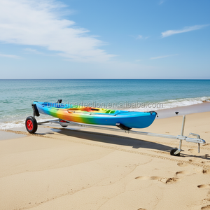 <span class=keywords><strong>Remorque</strong></span> de bateau galvanisée réglable de 3m MAR EXPO avec coupleur européen Bateaux de pêche à essieu unique et <span class=keywords><strong>remorque</strong></span> de canoë Prix réduit - Product Image 6