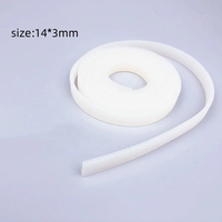 Keder en silicone flexible 14x3mm pour cadre graphique en tissu