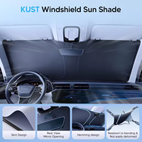 Pare-soleil pliable résistant aux UV pour pare-brise avant de voiture, protection solaire pour BMW X1 F48 2016-2022