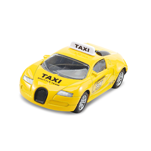 Diecast Alloy <span class=keywords><strong>Taxi</strong></span> Car 4 Estilos Tire hacia atrás Vehículo simulado para regalo de niños - Product Image 6