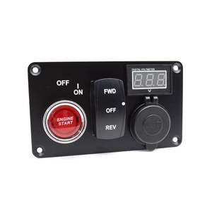 <span class=keywords><strong>Prix</strong></span> usine 12V ON OFF Enging Start Push switch ON OFF ON LED Rockers Switch avec double prise PD voltmètre panneau <span class=keywords><strong>de</strong></span> commutation pour Ma - Product Image 3