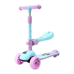 Hochwertiger 3-Rad-Klapproller Mini Pro Großrad Roller Kick Spielzeug für Kinder