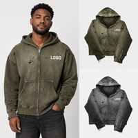 Sweat-shirt à capuche surdimensionné brodé sur mesure pour homme, en molleton épais avec impression en relief, poche kangourou et cordon de serrage