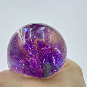 Pulpo de maltosa dorado en polvo, pulpo musical para amasar, pelota antiestrés, pelota de descompresión, pulpo blandito, juguete antiestrés para apretar - Product Image 5