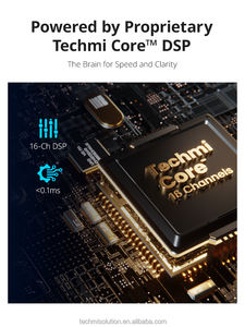 Appareil <span class=keywords><strong>Auditif</strong></span> Hybride Techmi & Bouchon d'Oreille Électronique 2-en-1, TWS OTC FDA avec App pour Perte Auditive et Protection - Product Image 6