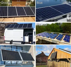 Easy Installation Solar Panel Mounting Kit For Flat Roof Masthalterung Solarmodul Foldable Adjustable Solar Panel Tilt Mount