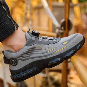 <span class=keywords><strong>Calzado</strong></span> de Seguridad Industrial Unisex, Transpirable, con Puntera de Acero Anti-Impactos, para Invierno, para Fábrica, con Construcción de Entresuela - Product Image 4