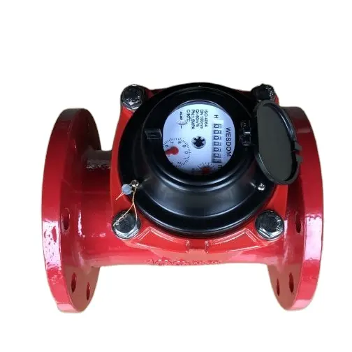 WESDOM Digital 80mm Cast Iron Woltman Flange End Hot Water Meter