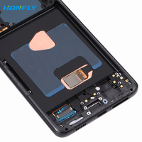 Honfly 6.7 "téléphone portable Lcds pour Samsung Galaxy S21 + S21 Plus 5g G996 écran tactile Lcd avec remplacement d'écran d'assemblage de cadre