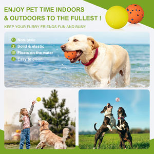 Hundezubehör Großhandel Leichter ETPU Hundeball Spielzeug für Aggressive Kauer Hüpfender Hundeball in Verschiedenen Größen Unzerstörbar für Spielzeug - Product Image 5