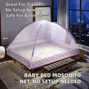 Moustiquaire pliable écologique pour <span class=keywords><strong>lit</strong></span> bébé King Size, type <span class=keywords><strong>parapluie</strong></span>, installation facile, pour camping et usage domestique - Offre Spéciale - Product Image 2