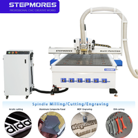 Routeur CNC à couteau oscillant Stepmores 1325 1300*2500mm pour le travail du bois, du plastique, du MDF, du PVC et du mousse