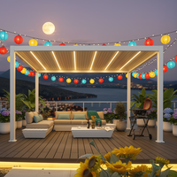 WishOutdoor Gazebo en alliage d'aluminium personnalisable avec conception résistante à la neige, structure extérieure durable et portable pour l'Amérique du Nord