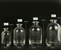 Bouteille en verre vide transparente pour huile d'olive avec bouchon, distributeur de liqueur, gin, vinaigre, jus, boîte d'emballage couleur personnalisée, 375 ml disponible